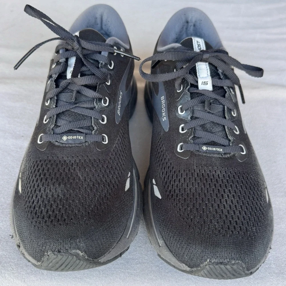 Size 12‎ - Men's Brooks Ghost 15 Running Shoes Triple Black 1103932E020